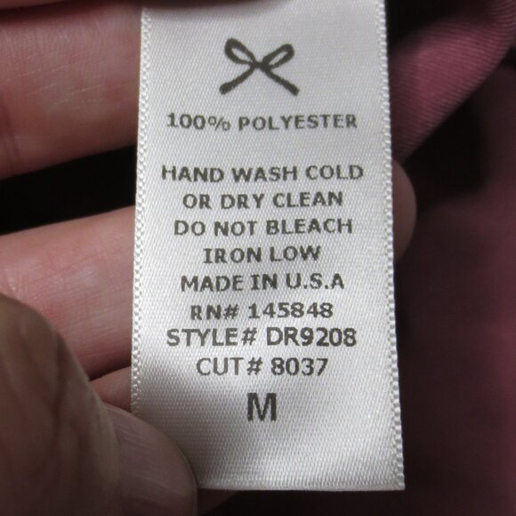 EVERLY womens DRESS rose TULIP SLEEVE pink ANTHROPOLOGIE shift SIZE M - Picture 6 of 7